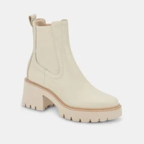 The Hawk H2O Booties by Dolce Vita - Ivory Leather *WATERPROOF