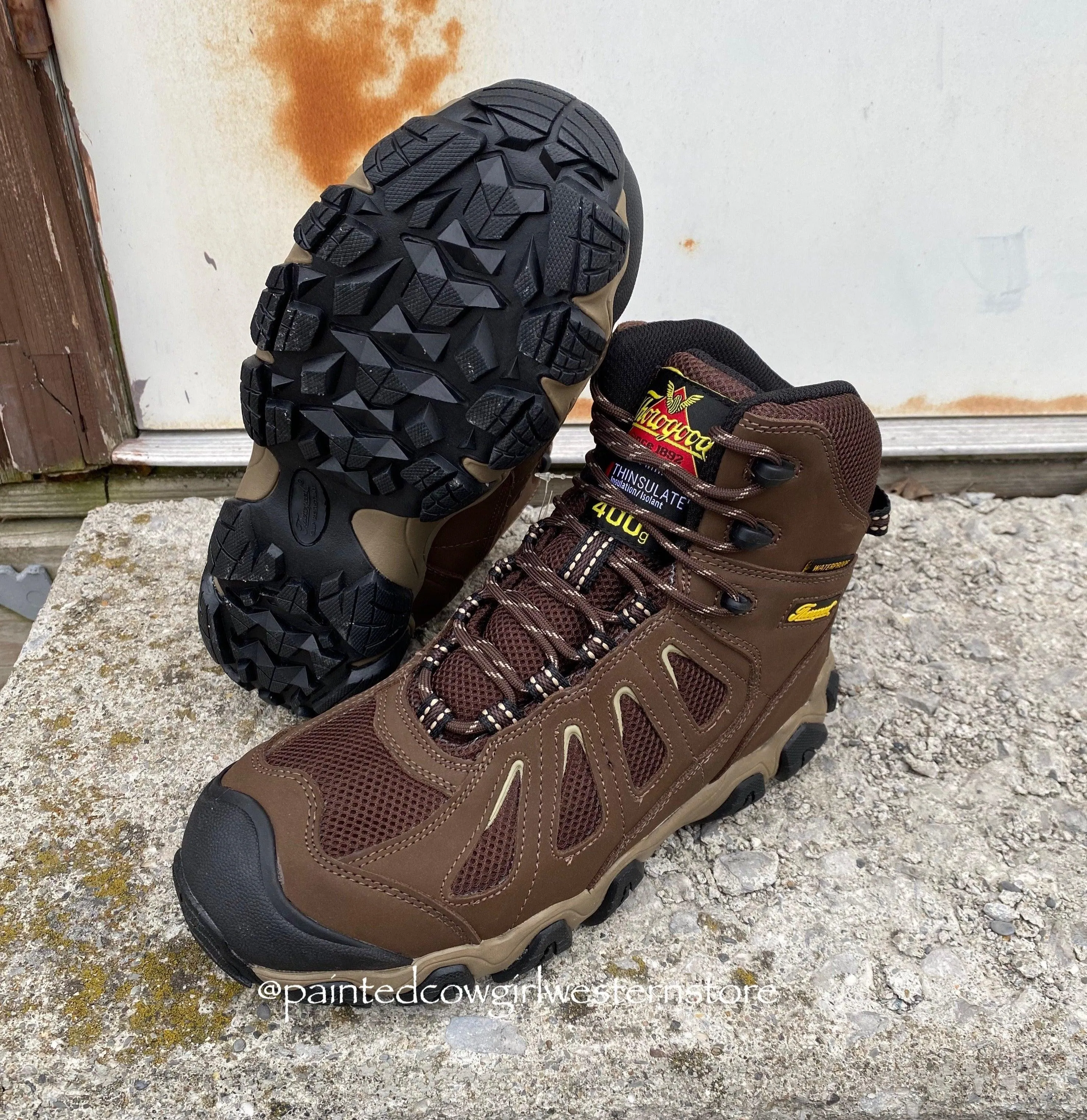 Thorogood Men's Crosstrex 6" Insulated Waterproof Hiker Work Shoe 864-4078