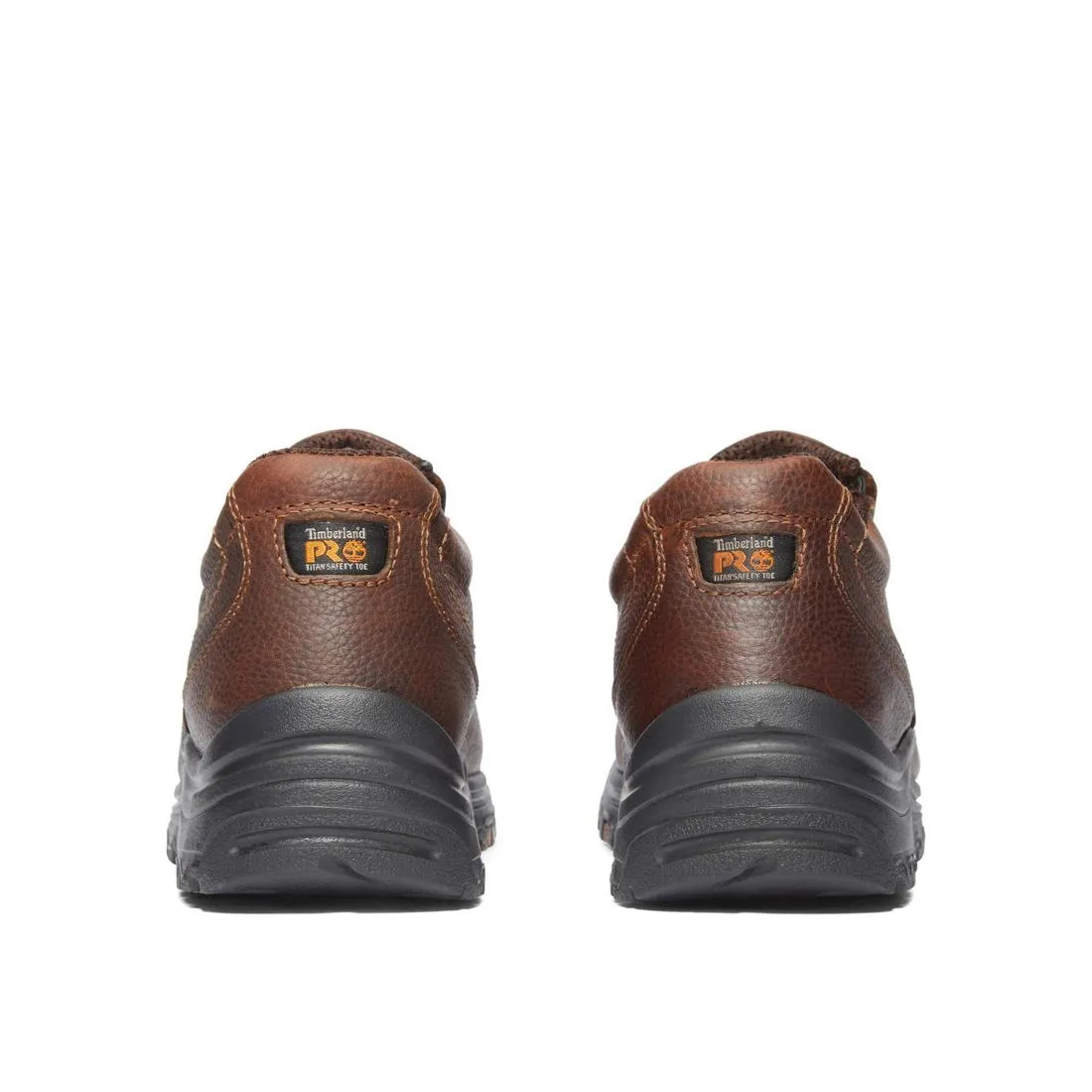 Titan Alloy-Toe Slip-On Work Shoe Light Brown