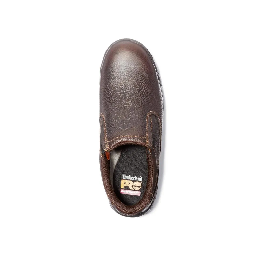 Titan Alloy-Toe Slip-On Work Shoe Light Brown