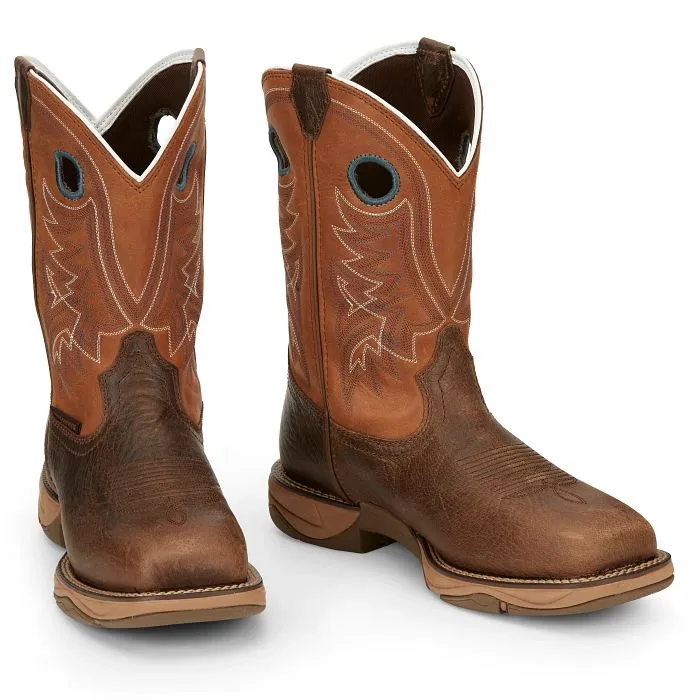 Tony Lama Lopez 11" Wide Steel Square Toe Waterproof Work Boot RR3363