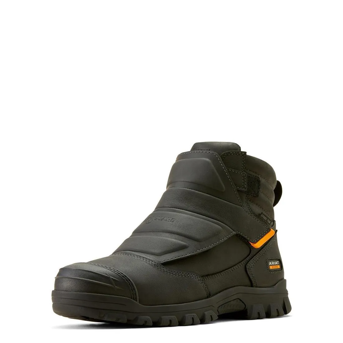 Treadfast Temper 6 inch Steel-Toe CSA MetGuard Waterproof Work Boot Black