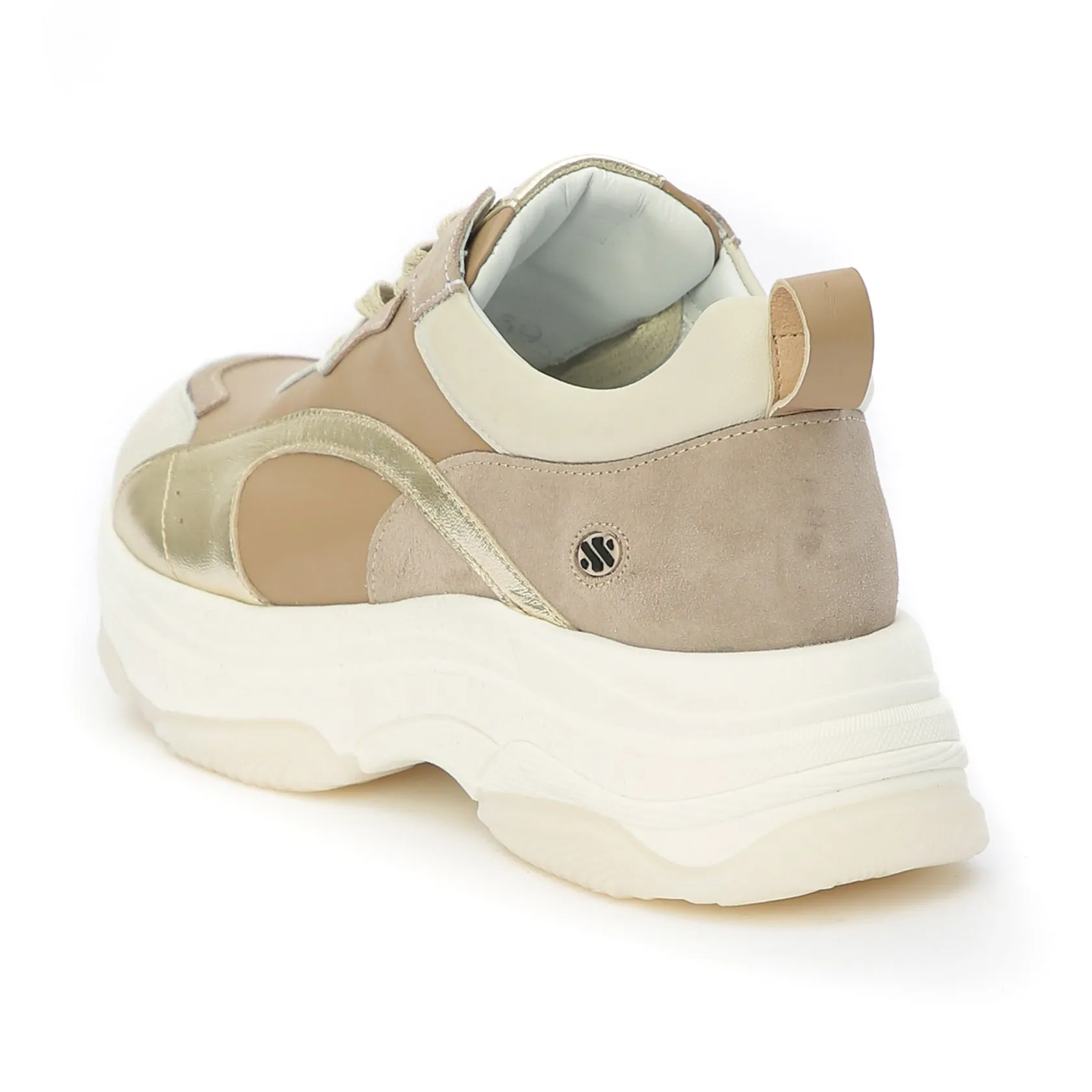 UGLY platform sneaker - soft beige