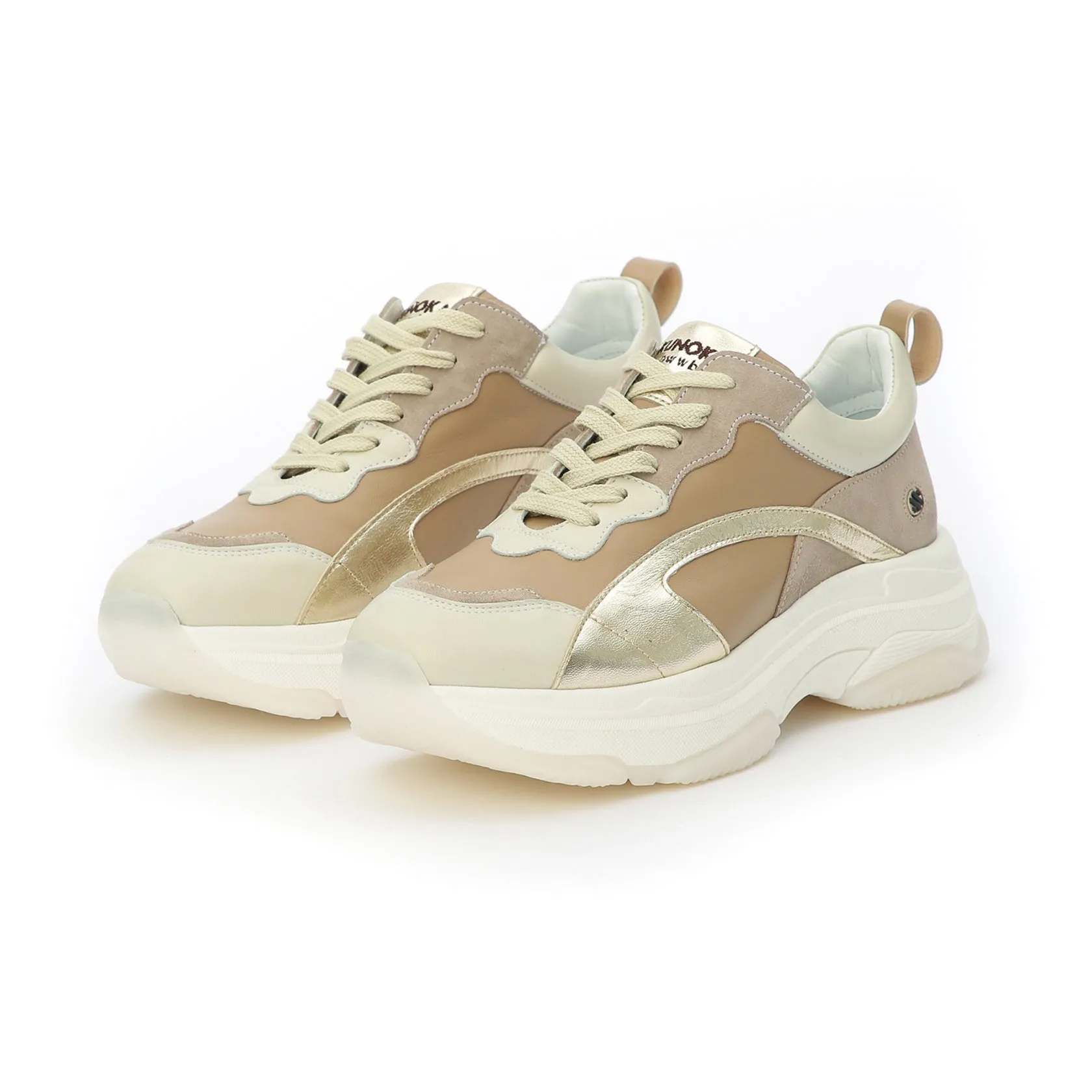 UGLY platform sneaker - soft beige