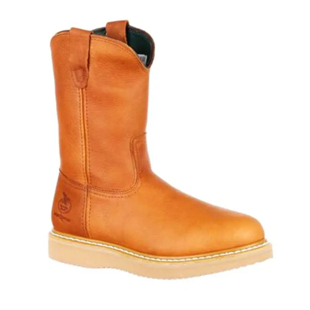 Wedge Steel Toe Yellow Work Boot