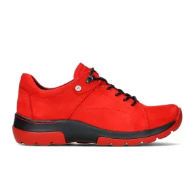 Wolky Cajun Lace Up (Women) - Dark Red Antique Nubuck