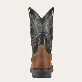 WorkHog Wide Square Toe Waterproof Steel Toe Work Boot